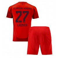 Bayern Munich Konrad Laimer #27 Domáci Detský futbalový dres 2024-25 Krátky Rukáv (+ trenírky)